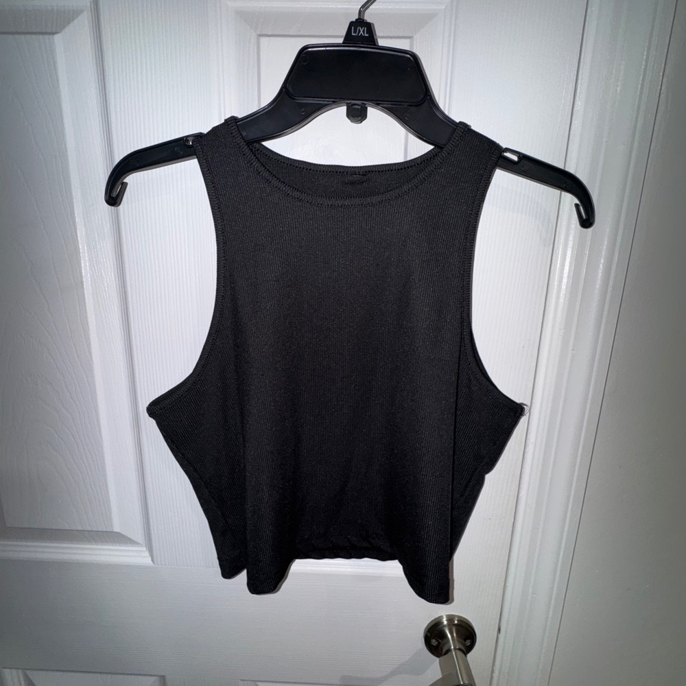Black Sleeveless Women's Top
